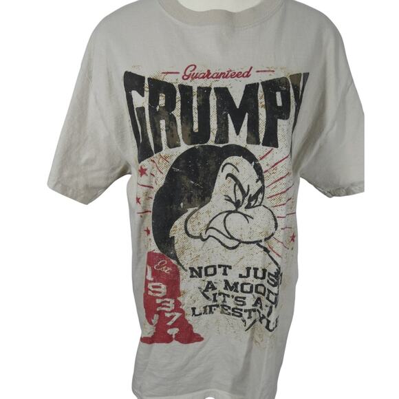 Disney Parks Grumpy Medium T-Shirt Not Just A Mood It's A Lifestyle - Picture 1 of 6